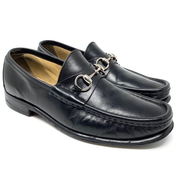 gucci loafers silver bit